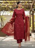 Classic Maroon Kurthi